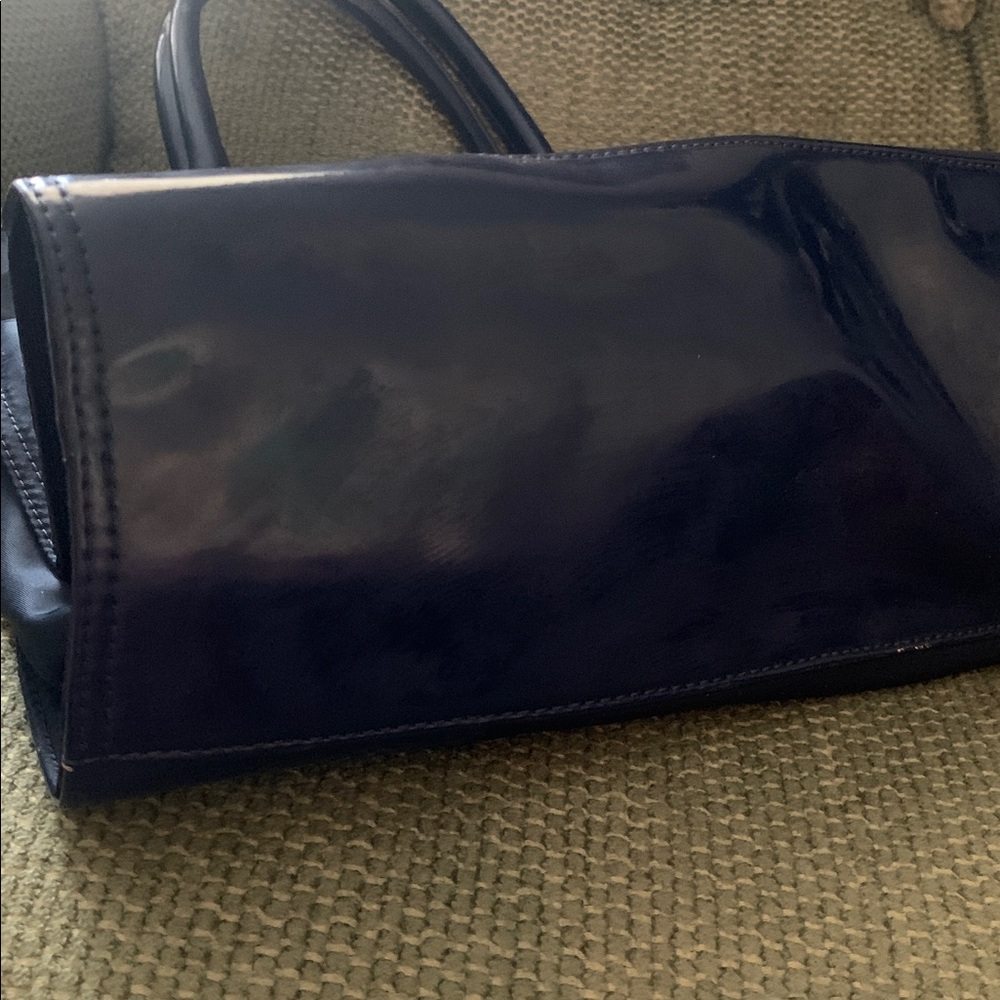 Tory Burch Ella Tote in navy blue - Picture 2 of 16